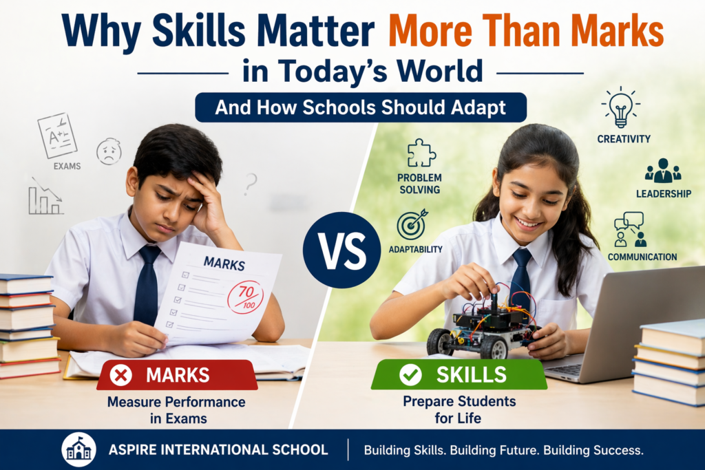 skills vs marks in education