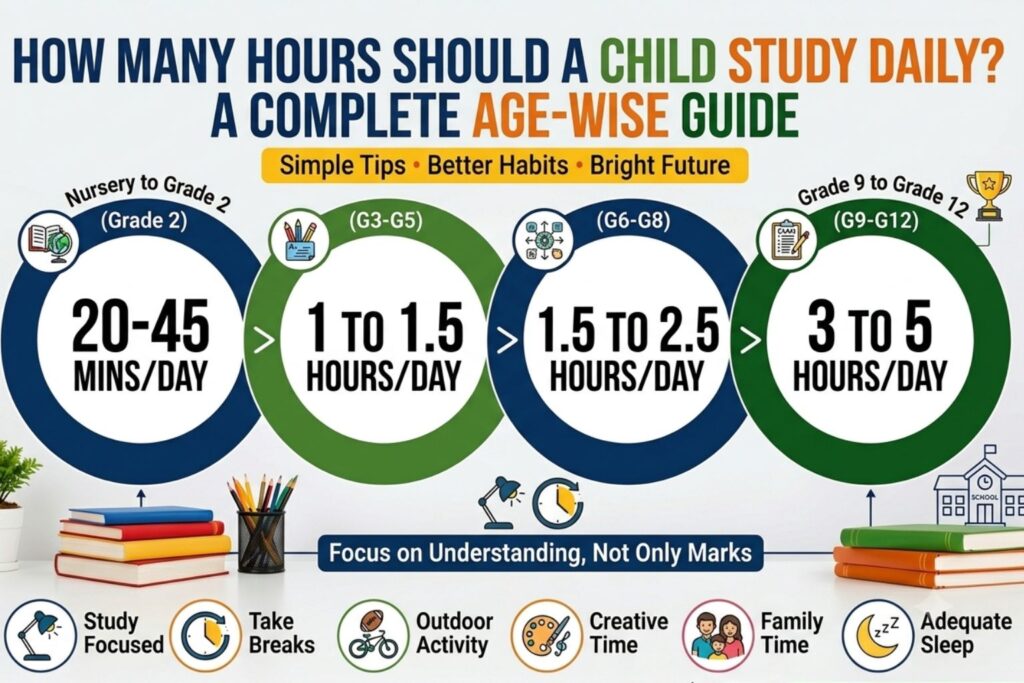 How Many Hours Should a Child Study Daily